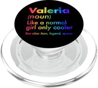 Valeria Like A Normal Girl Only Cooler Queen Nombre PopSockets PopGrip para MagSafe