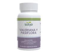Valeriana y pasiflora 450 mg 90 cápsulas SOTYA - suplemento para relajación
