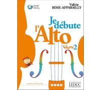 Valerie bime-apparailly : je debute l'alto - vol. 2 - recueil + cd