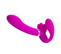 Valerie Vibrador para Parejas sin Arnés USB de Prettylove