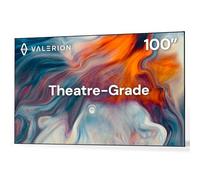 Valerion Pantalla de proyector de marco fijo de 100 pulgadas, ganancia de 1.3 dB, mejora de la calidad de imagen del 80 %, 4K/8K Ultra HD, compatible con 3D, funciona con proyectores de largo alcance