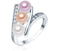 Valero Pearls Anillo para Mujer Plata de ley 925 Perlas