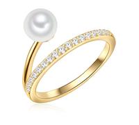 Valero Pearls Anillo oro / plata / blanco perla 50 EUR