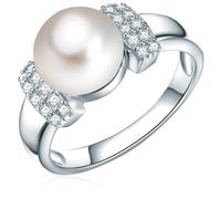 Valero Pearls Anillo plata / blanco perla 60 plata / blanco perla