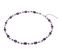 Valero Pearls Cadena azul / berenjena / plata / blanco One Size EUR