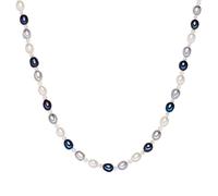 Valero Pearls Cadena genciana / plata / blanco One Size EUR