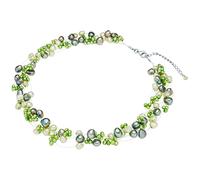 Valero Pearls Collar para Mujer Plata de ley 925 Perlas de agua dulce de cultivo Cadena de perlas