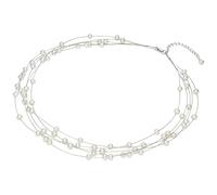 Valero Pearls Collar para Mujer Plata de ley 925 Perlas de agua dulce de cultivo Cadena de perlas