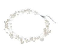 Valero Pearls Cadena plata / blanco perla One Size EUR