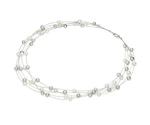 Valero Pearls Cadena plata / blanco perla One Size plata / blanco perla