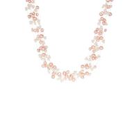 Valero Pearls Cadena rosa / plata / blanco perla, Talla One Size