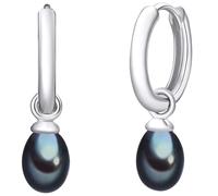 Valero Pearls Pendientes antracita / plata One Size EUR