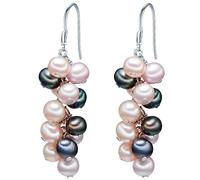 Valero Pearls Pendientes azul / capuchino / rosa / plata One Size azul / capuchino / rosa / plata
