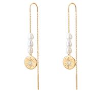 Valero Pearls Pendientes dorado / blanco perla One Size dorado / blanco perla