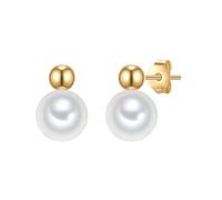 Valero Pearls Pendientes oro / blanco One Size EUR