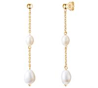 Valero Pearls Pendientes oro / blanco One Size oro / blanco