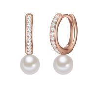 Valero Pearls Pendientes oro / blanco perla One Size EUR