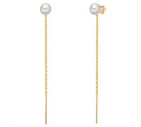 Valero Pearls Pendientes oro / blanco perla One Size EUR