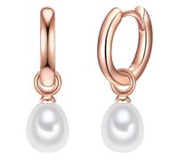 Valero Pearls Pendientes oro rosa / blanco perla One Size EUR