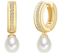 Valero Pearls Pendientes oro / transparente / blanco perla One Size oro / transparente / blanco perla