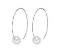 Valero Pearls Pendientes plata / blanco perla One Size EUR
