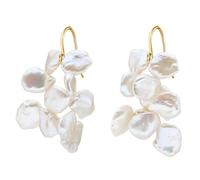 Valero Pearls Pendientes 'Valero' dorado / blanco perla One Size EUR