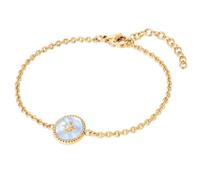 Valero Pearls Pulsera azul claro / oro One Size EUR