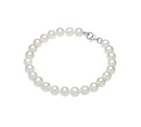 Valero Pearls Pulsera de Perlas para Mujer Plata de ley 925