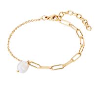Valero Pearls Pulsera dorado / blanco perla One Size EUR