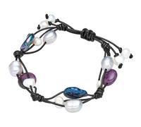 Valero Pearls Pulsera marino / lila claro / negro / blanco One Size EUR