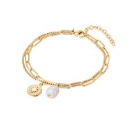 Valero Pearls Pulsera oro / blanco perla One Size oro / blanco perla