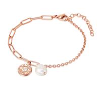 Valero Pearls Pulsera oro rosa / blanco perla One Size EUR