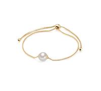 Valero Pearls Pulsera para Mujer Plata de ley 925 Perlas de agua dulce de cultivo Pulersa veneciana