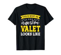 Valet Título del Trabajo Empleado Divertido Trabajador Profesión Valet Camiseta