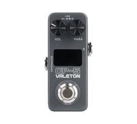 Valeton GP-5 Kompaktes Multi-Effektpedal (Effektprozessor mit über 100 Effekten, NAM-Amp-Modeling, IR Loader, 100 Patch Slots, Bluetooth, USB-Audio-Interface, Stereo-Ausgang, Metallgehäuse), Schwarz