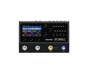 Valeton GP200LT - Procesador multi-effekt, 4 interruptores de pie con LED, 240 effekttypes, USB Audio soporta Re-amp y Loopback, 180 segundos looper, negro