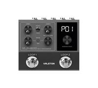 Valeton Grabadora de Efectos de Guitarra Eléctrica VLP-200, Muestreador Multipista, Bucle de Frases, Caja de Ritmos, Acompañamiento, Bajo, Bloque