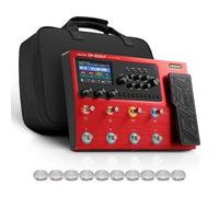 Valeton Multi-Effects - Procesador de pedal para guitarra con múltiples efectos, modelado de amplificador de bajo, gabinetes IR, simulación con bucle FX, I/O MIDI, OTG, interfaz de audio USB con bolsa