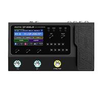 Valeton Pedal de Efectos para Guitarra Bajo Procesador Multi-Efectos Modelado de Amp IR Simulación de Cabinas Multi-Efectos con FX Loop E/S MIDI Interfaz de Audio USB estéreo OTG GP-200JR