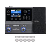 Valeton Procesador de guitarra multiefectos GP-150 con modelado HD, más de 200 efectos, batería integrada, soporte IR y Nam, pedal de expresión, interfaz de audio USB