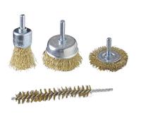 Valex Cepillos de alambre de acero, 4 piezas