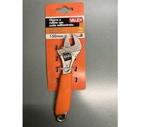 Llave de rodillo 150 mm Llave de rodillo con escala milimetrada CRV con acabado niquelado y mango cómodo