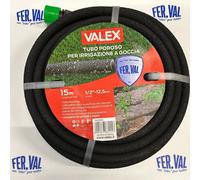 VALEX TUBO POROSO DE RIEGO GOTEA A GOTEA 15 METROS COD.1105590