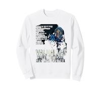Valhalla Donde los Valientes Pueden Vivir para Siempre Lobo Vikingo Sudadera
