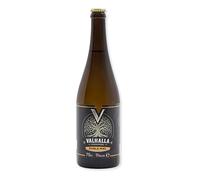 Valhalla Hidromiel Doble Miel | Cerveza Artesanal Estilo Show Mead Dulce | Bebida Natural con Intenso Aroma Floral e Higos | Botella de 75cl | Sin Gluten | Elaboración con Levadura | 11% Grados