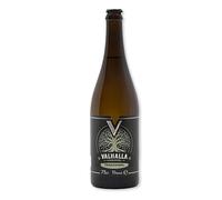 Valhalla Hidromiel Tradicional | Bebida Artesanal Estilo Show Mead Semi Seco | Elaboración Natural con Miel de Flores y Levadura | Botella 75cl | Sin Gluten ni Sulfitos | 11% Alcohol