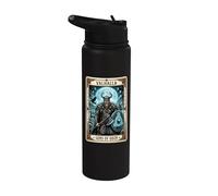 Valhalla Hijos de Odín Mitología nórdica vikinga Stainless Steel Insulated Water Bottle