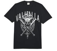 Valhalla Odín Thor Runas Casco Nórdico Guerrero Vikingo Comfort Colors Adult Heavyweight T-Shirt