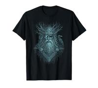 Valhalla Odin Totentiere Cuervo Mitología nórdica Vikingo Camiseta