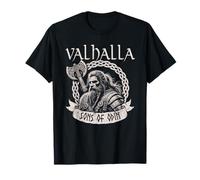 Valhalla Sons Of Odín Runas Mitología nórdica Viking Nórdica Camiseta